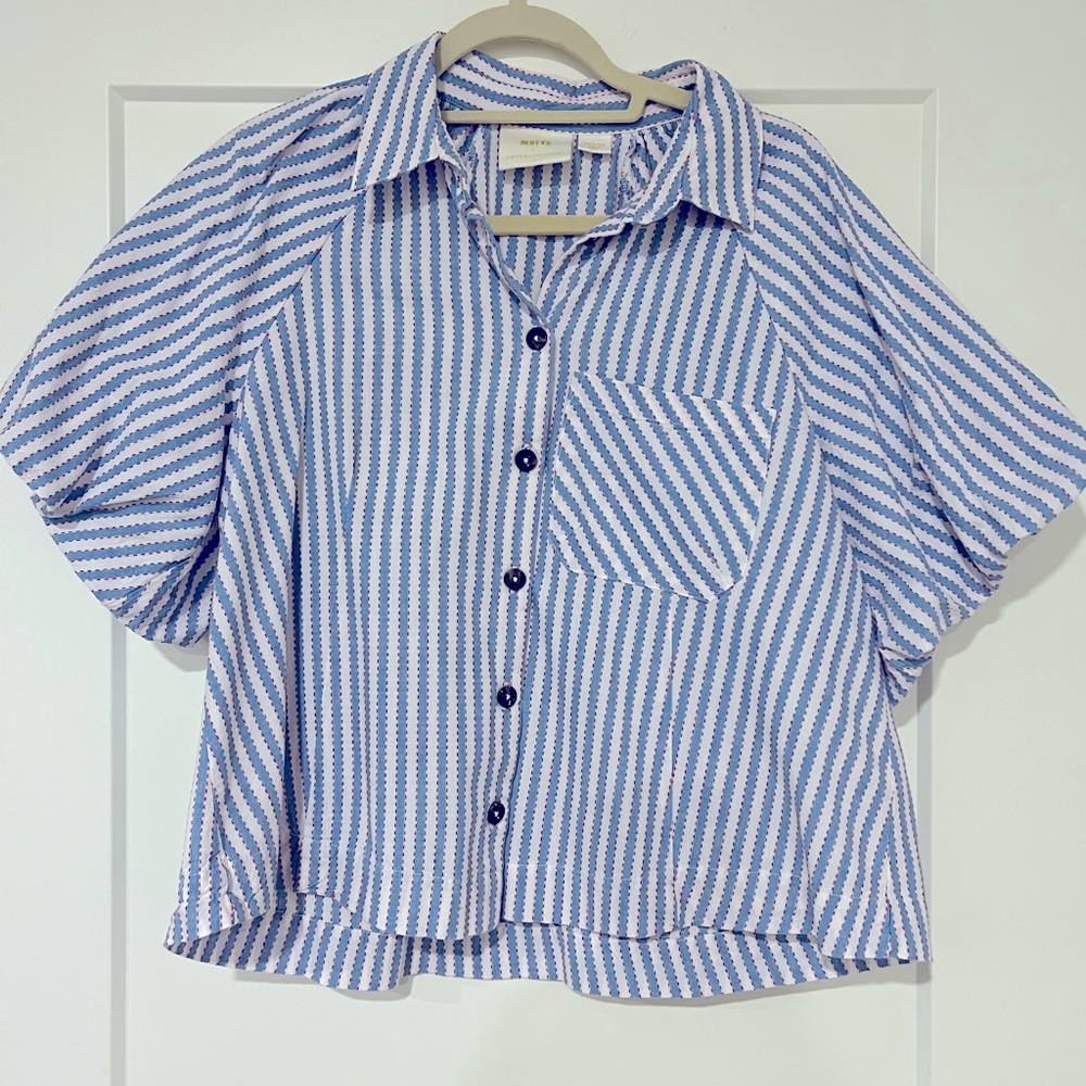 Maeve Zooey-Bubble Sleeve Blouse by Maeve